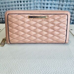 Rebecca Minkoff Leather Wallet Peach/Light Pink